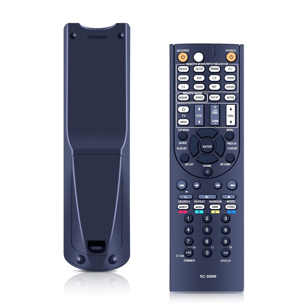 RC-898M Replace AV Receiver Remote Control Applicable for Onkyo TX-NR646 TX-NR747 TX-NR545 TXNR646 TXNR747 TXNR545 AV Receiver