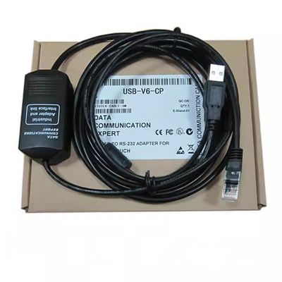 for USB-V6-CP Programming Cable Touch Panel V6,V7,V8 Download Cable Black :3m