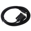 Suitable for OP320-FX Download Cable Text Display OP320 Connecting to FX1S,FX1N,FX2N,FX3U Series PLC Connecting Communication Cable Black: 3m view 1