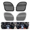 Motorcycle Speaker Grills Cover Trim Mesh Tri-Line Black Compatible with 2015-UP (Size : Speaker Grills Cove-01) view 3