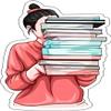 Book Lover Sticker  Smut Reader Gift, Bookish Merch, Kindle & E-Reader Accessory, 6in view 1