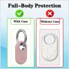 Rzttwl 4 Pack Holder Case Compatible with Samsung Galaxy SmartTag 2, Silicone GPS Tracker for Samsung Tag 2 with Key Ring, Anti-Lost Tag2 Protective Case for Keys(Green,Pink,Purple,Blue) view 3