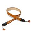 Handmade Leather Camera Strap - Quick Release Buckle - Made from Veg Tan leather, hand-dyed color. (Tawny Brown) view 1