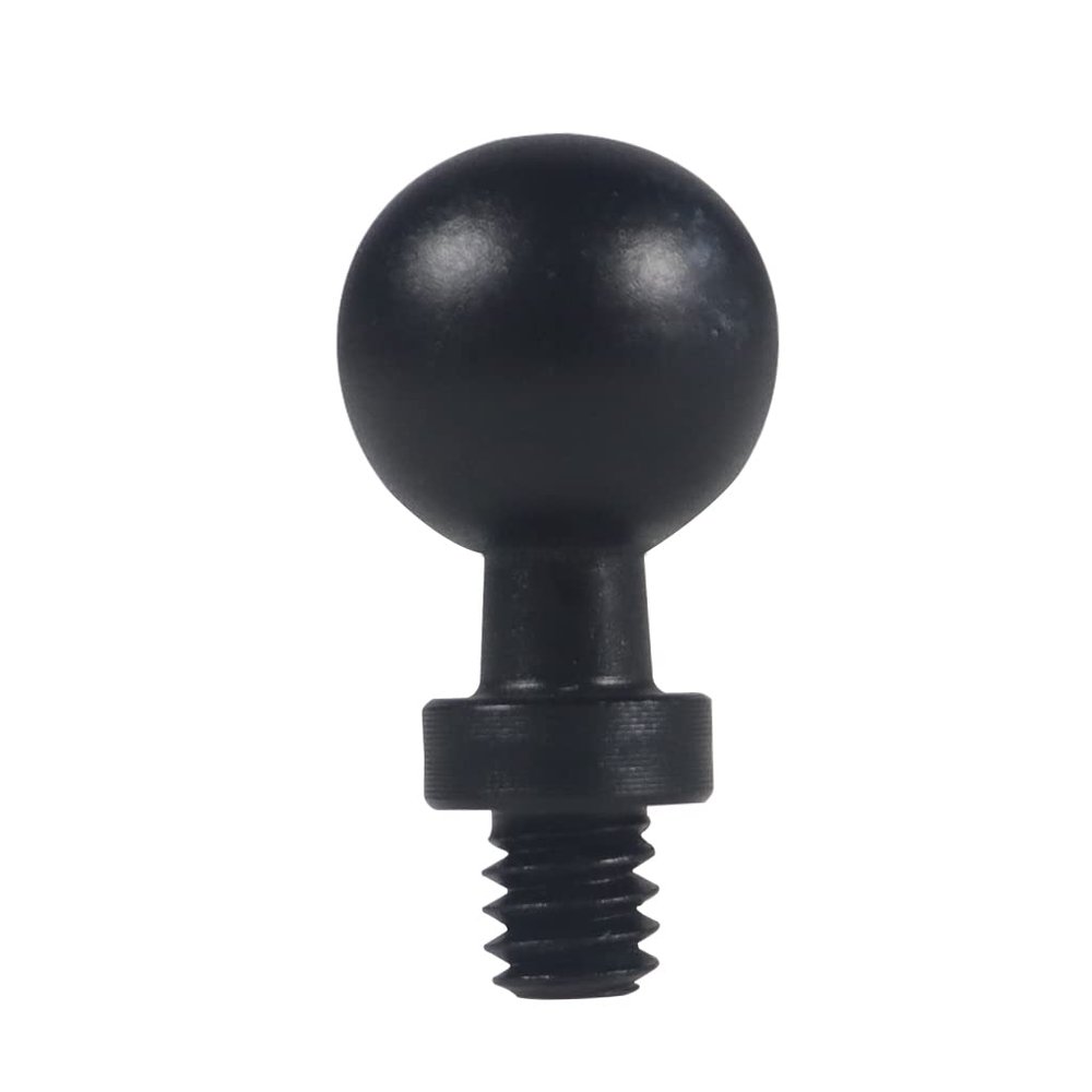 NovelGoal 13mm/15mm/17mm Ball Head Mount 1/4" Screw Adapter for Camera Phones GPS Holder Part Photography (13MM Ball Head)