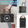 360 Rotation Case for Galaxy Tab A9 8.7'' 2023 SM-X110/X115/X117with Shoulder Strap Rotatable Kickstand/Handle Rugged Silicone Child Protective Cover Balck view 2