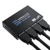HDMI Splitter 1 in 4 Out 4K@30Hz, Powered 1x4 HDMI Video Splitter 4 Ports with Power Cord, Duplicate/Mirror Screen, Supports UltralHD 3D 1080P HDCP 1.4 for HDTV, STB, DVD, PS5/4/3, Projector, Etc view 1