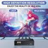 HDMI Splitter 1 in 4 Out 4K@30Hz, Powered 1x4 HDMI Video Splitter 4 Ports with Power Cord, Duplicate/Mirror Screen, Supports UltralHD 3D 1080P HDCP 1.4 for HDTV, STB, DVD, PS5/4/3, Projector, Etc view 3