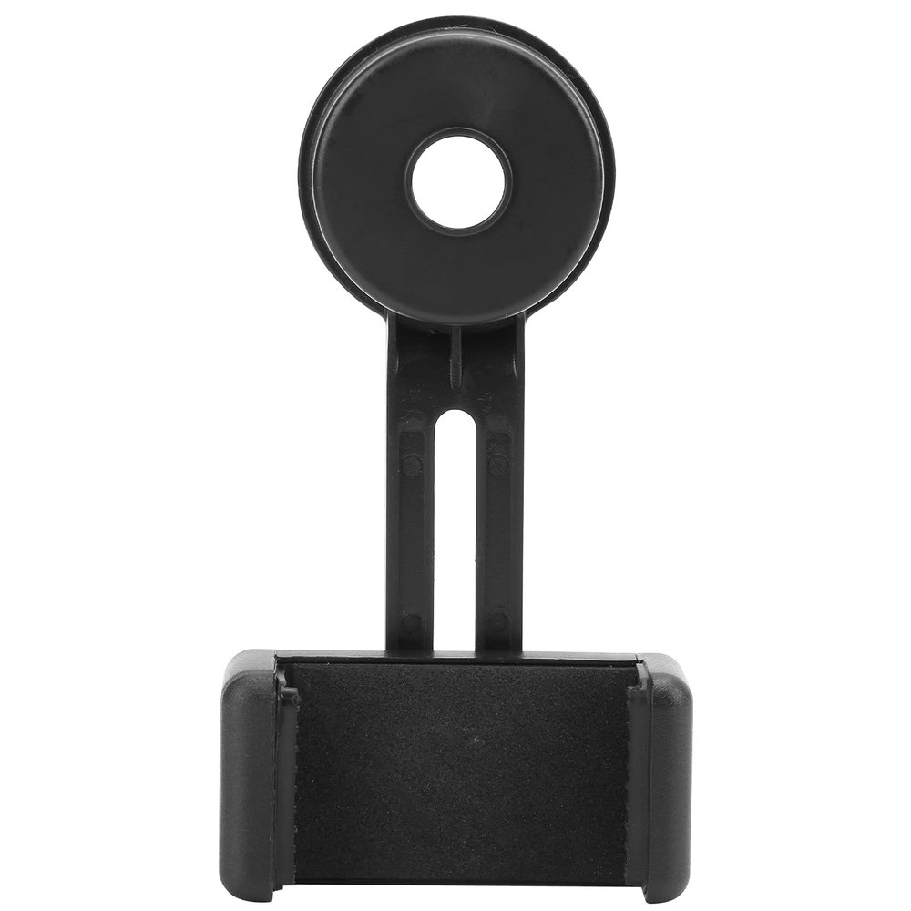 flexman Telescope Phone Adapte, 5.1 X 2 X 1.8in Smartphone Adapter Holder Clip, Bracket Microscope Accessories, Universal Telescope Phone Mount Adapter(Black)