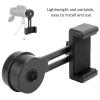 flexman Telescope Phone Adapte, 5.1 X 2 X 1.8in Smartphone Adapter Holder Clip, Bracket Microscope Accessories, Universal Telescope Phone Mount Adapter(Black) view 2