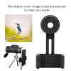 flexman Telescope Phone Adapte, 5.1 X 2 X 1.8in Smartphone Adapter Holder Clip, Bracket Microscope Accessories, Universal Telescope Phone Mount Adapter(Black) view 3