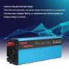 1000W Car Power Inverter, Lightweight Solar Power Inverter, Sine Waving Inverter Vehicle Adapter Plug Outlet for Laptop Computer (12V to 110V-Blue) view 2