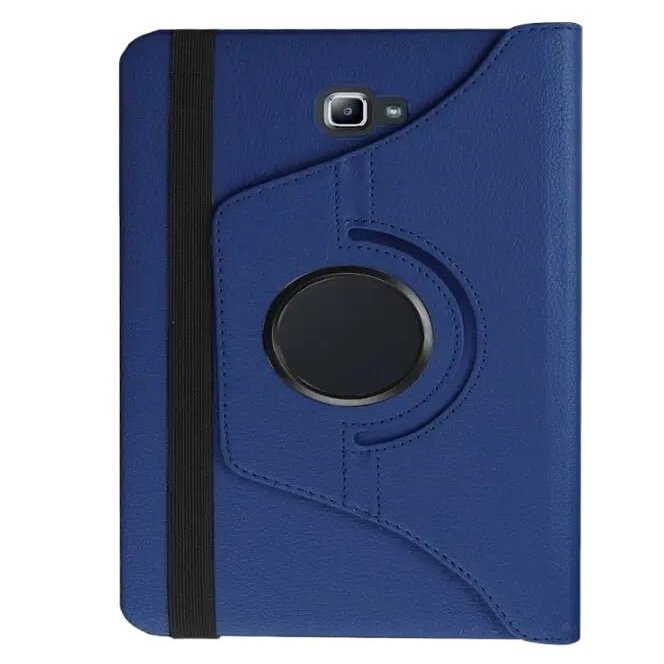 SOENS Suitable for Samsung Galaxy Tab Note Pro 12.2" P900/901/905 SM-P900 T900 Tablet Case 360 Rotating Bracket Flip Stand Cover (Color : DarkBlue, Size : Tab Pro 12.2 SM-P900)