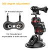 Camera Suction Cup Mount,Car Windshield Window Dashboard Suction Cup Holder,Phone Holder,for GoPro Hero 12 11 10 9 8 7 6 5 Insta360 X3 GO3 DJI Action 3 4 Accessories,with 1/4 Thread Adapter view 4