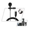 JOYSOG USB External Microphone Clip for DJI Action 4/ Action 3/ Action 2/ Pocket 3 35Hz~18KHz Microphone Lapel mic Clip for Filming/Interview(1.5m/4.92inch) view 2