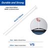 100 Set Cable Zip Tie Self Adhesive Mounts Kit with 6" Zip Ties, 3/4" Wire Holders Squares, Screws - Sticky Wire Fasteners Cable Clips Management Anchors Organizer - White view 4