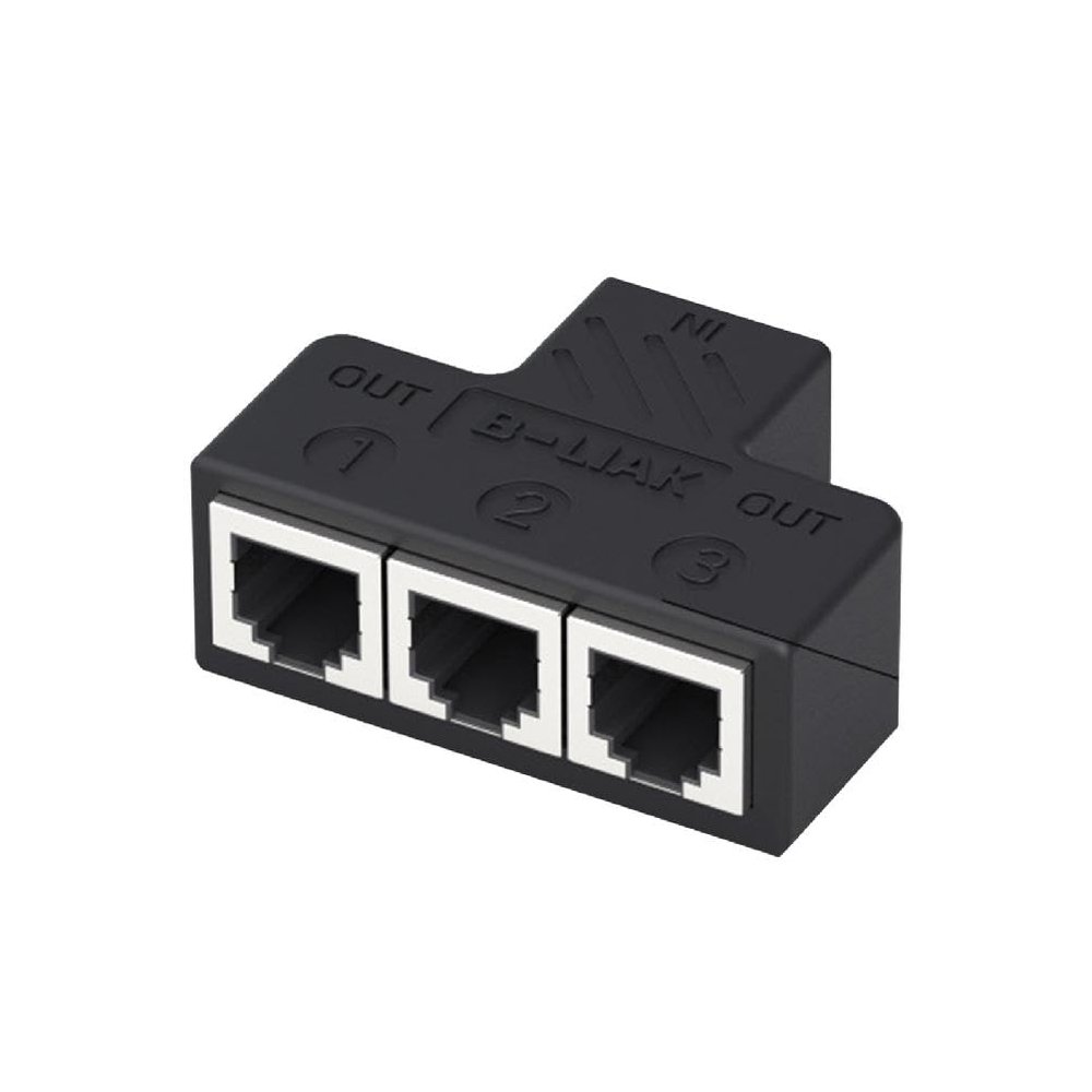 Ankexin Telephone Splitter Adapter 3 Way/4Way Junction Box Lossless Transmission RJ11 6P6C Splitter Phone Line Splitters Telephone Splitter