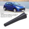 Car Short Antenna Aerial, Car Short Antenna Mast 6561N3 6 7CM ABS Black for view 2