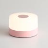 JUSHENG Night Light for Baby Nursery, Rechargeable LED Touch Light with 3CCT & Stepless Dimming Function, Portable Bedside Lamp Tap Lights Battery Powered for Breastfeeding, Kids, Nightstand-Pink view 1
