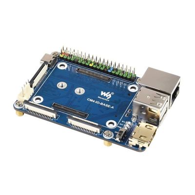 Mini Base Board (A) Compatible with Raspberry Pi Compute Module 4 Suitable for Evaluating The RPi CM4 Or Being Integrated Into End Products Powerful Functions in a Credit Card Sized Body