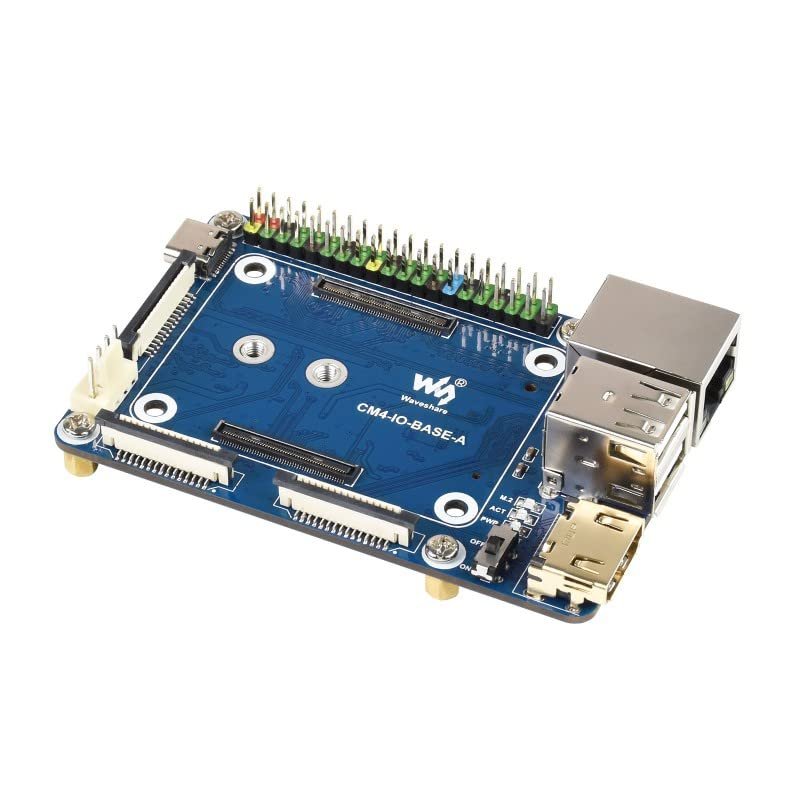 Mini Base Board (A) Compatible with Raspberry Pi Compute Module 4 Suitable for Evaluating The RPi CM4 Or Being Integrated Into End Products Powerful Functions in a Credit Card Sized Body