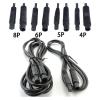 ImBros 4pin 5pin 6pin 8pin Male to Female Cord Car DVR Camera Extension Connector Cables HD Monitor Vehicle Rear View Camera Wire M20 (Size : 5pin-2M) view 2