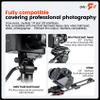 Fotopro DSLR Camera L Bracket Vertical Horizontal Conversion Tripod Quick Release Plate with Screws Safe Lock L Bracket for DSLR Camera Fluid Heads Stabilizer Tripod Monopod QAL-F II view 4
