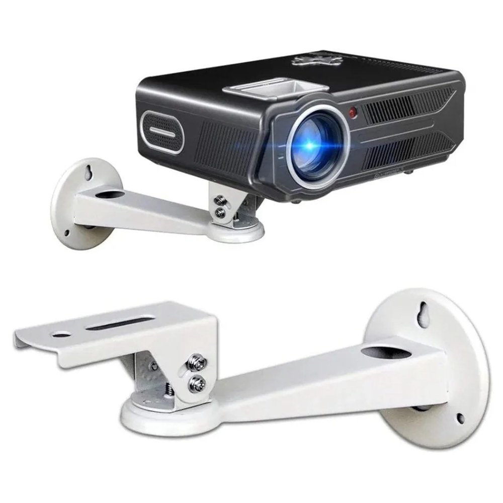 Projector Wall Mount,360 Degrees Rotatable Universal Adjust Wall Ceiling Projector Mount Bracket, Extendable Length Projection Wall or Ceiling Projector Mount for Projectors
