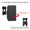 Speaker Wall Bracket,Dual Side Clamping Bookshelf Mounting Bracket for Large Surrounding Sound Speakers Universal Side Clamping Bookshelf Speaker Mounting Brackets Holder view 2
