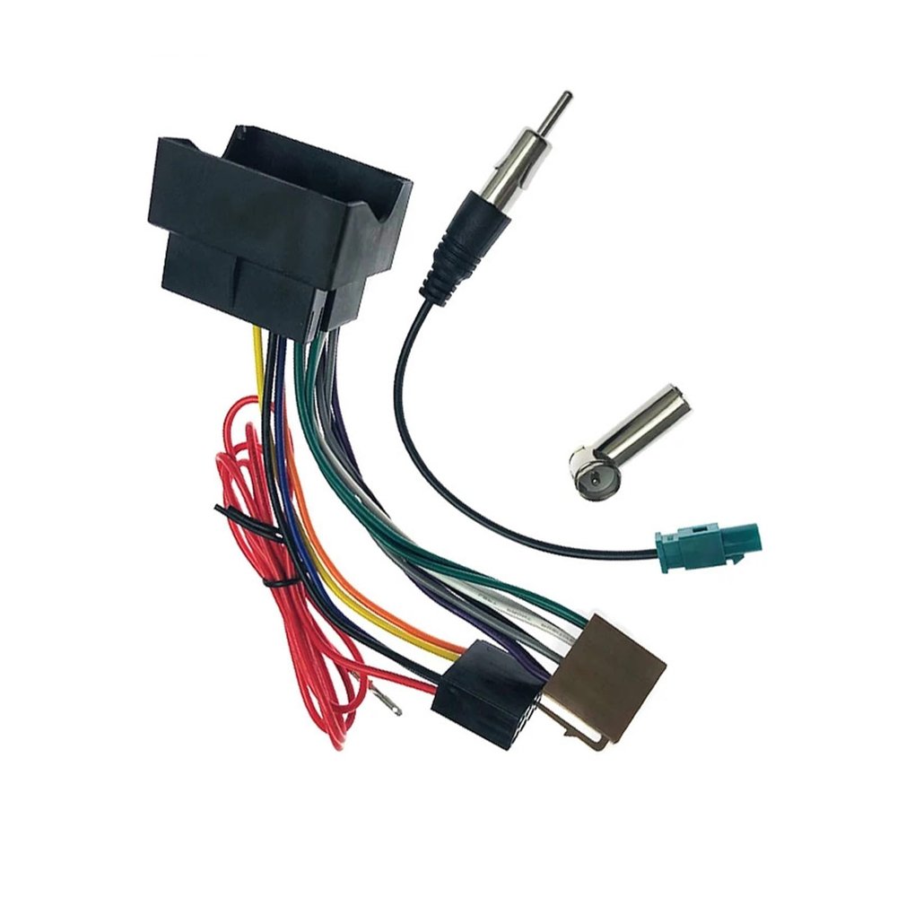 ImBros Car Stereo Audio ISO Wiring Harness Cable Rad1o Antenna Wire Adapter