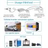 4000 Watt Pure Sine Wave Power Inverter DC 12V/24V/48V/60V/72V to AC 110V/220V Converter Low Frequency Solar Power Inverter for Family RV Camping,24v to 220v view 3