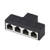 Ankexin 3 Way/4 Way Telephone Splitter Adapter, Lossless Transmission, RJ11 6P6C, Perfect for Families or Small Offices, Multiple Uses: Phones/ADSL Broadband/Cats/Faxes Machines view 1