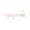 CFS Products Glue Brush for Bookbinding - Natural Bristle with Wood Handle - Round Wax Paint Brush Small Brush for Craft Projects, Painting, Padding Compound and More! view 3