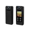 Back Clip Wearable Sports Camera with 4K HD Night Vision Anti-Shake Color Display 32GB Memory - Black view 1