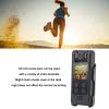 Back Clip Wearable Sports Camera with 4K HD Night Vision Anti-Shake Color Display 32GB Memory - Black view 4