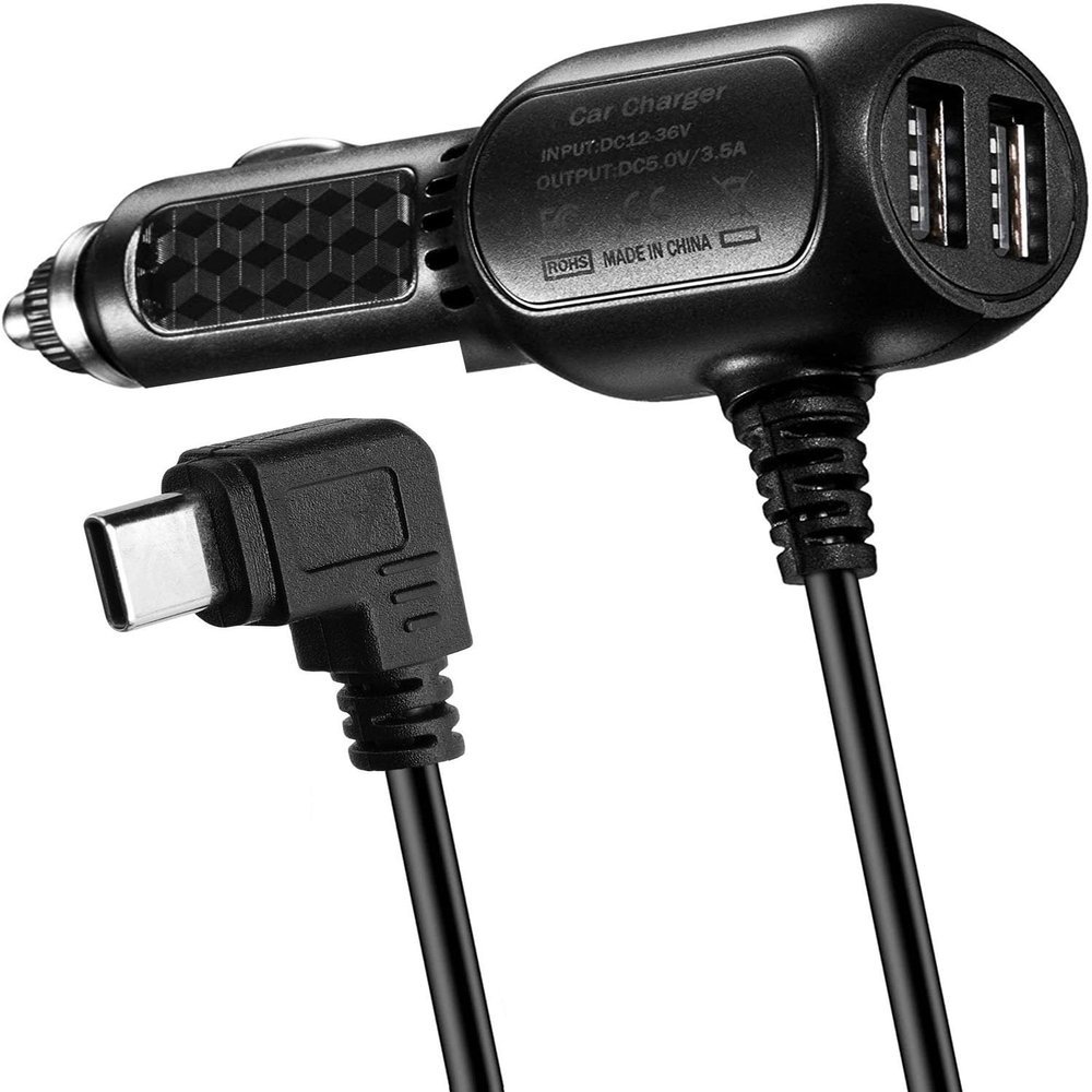 Dash Cam Type C Power Cable Adapter USB-C Port Dashcam Compatible for REDTIGER F7N /F7NP,WOLFBOXG840S G850 Dash Cam