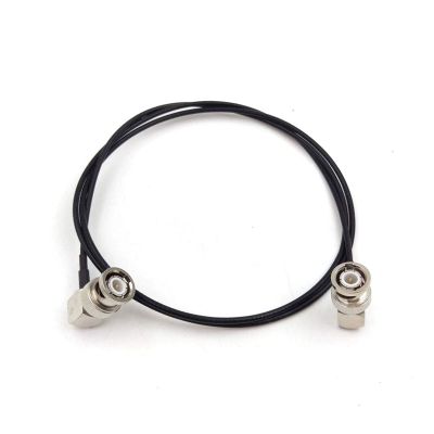 AANAN Ultra-Soft Video Cable, Camera Monitor Line, BNC Plug to BNC Plug Elbow, Pigtail. Camera RF Coaxial Cable 4. (Color : Elbow to Elbow, Size : 30cm)