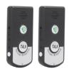 2 Way Voice Doorbell, 2 Channels 3 Volume Levels Wireless Voice Intercom Wide Application Elderly Friendly for Patient for Hotel (Black) view 2