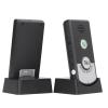 2 Way Voice Doorbell, 2 Channels 3 Volume Levels Wireless Voice Intercom Wide Application Elderly Friendly for Patient for Hotel (Black) view 3