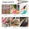 Embroidered Camera Strap, Thickened Bohemian, Soft &, Floral Pattern, Universal Fit for Digital & SLR Cameras view 4