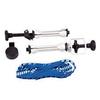 Triple Roller Paper Drive Set with Wall Mount Support view 1