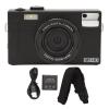 4K Digital Camera 56MP with 3.0inch Screen, 4X Zoom, Prevents Shake, Vlogging Camera for Kids Adult Beginners, Compact Size, Long Battery Life (Black) view 2