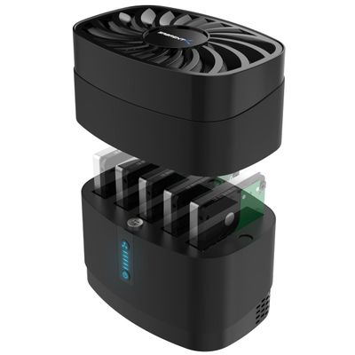 SABRENT 5-Bay USB-C Docking Station for 2.5 SATA HDDs and SSDs with Built-in Cooling Fan (DS-5R15)