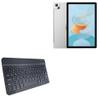 BoxWave Keyboard Compatible with Blackview Tab 13 - SlimKeys Bluetooth Keyboard, Portable Thin with Chiclet-Style Keys - Jet Black view 1