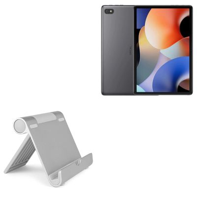 BoxWave Stand and Mount Compatible with Blackview Oscal Pad 10 - VersaView Aluminum Stand, Portable, Multi Angle Viewing Sturdy