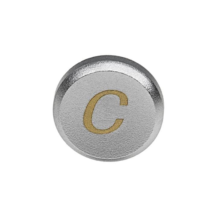 12 mm Soft Shutter Release Button for Contax & Canon Camera Silver & Yellow