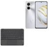 BoxWave Keyboard Compatible with Huawei Enjoy 60 - SlimKeys Bluetooth Keyboard with Trackpad, Portable Slim TouchPad - Jet Black view 1