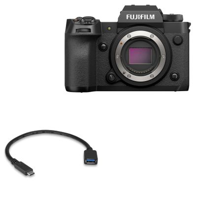 BoxWave Cable Compatible with Fujifilm X-H2 - USB Expansion Adapter, Add USB Connected Hardware to Your Phone