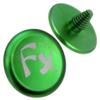 12 mm Soft Shutter Release Anodized Aluminum Concave Button for Camera Green view 1