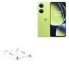 BoxWave Stand and Mount Compatible with OnePlus Nord CE3 - Pocket Aluminum Stand 3-in-1, Portable Multi Angle Viewing Riser - Metallic Silver view 1