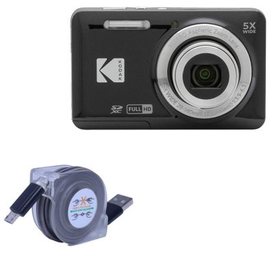 BoxWave Cable Compatible with Kodak PIXPRO FZ55 - miniSync, Retractable, Portable Sync Cable